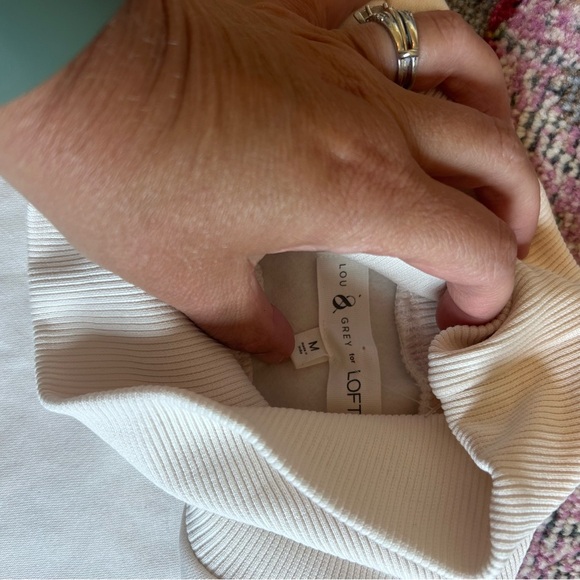 Lou & Grey mock turtleneck sweater M NWT - Picture 6 of 13